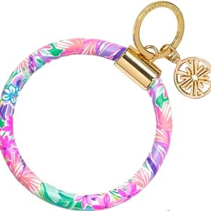Lilly Pulitzer key ring bracelet